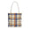 The Tailgate Crew- Stylish Plaid Tote Bag, Trendy Beach Bag, Reusable Shopping Tote