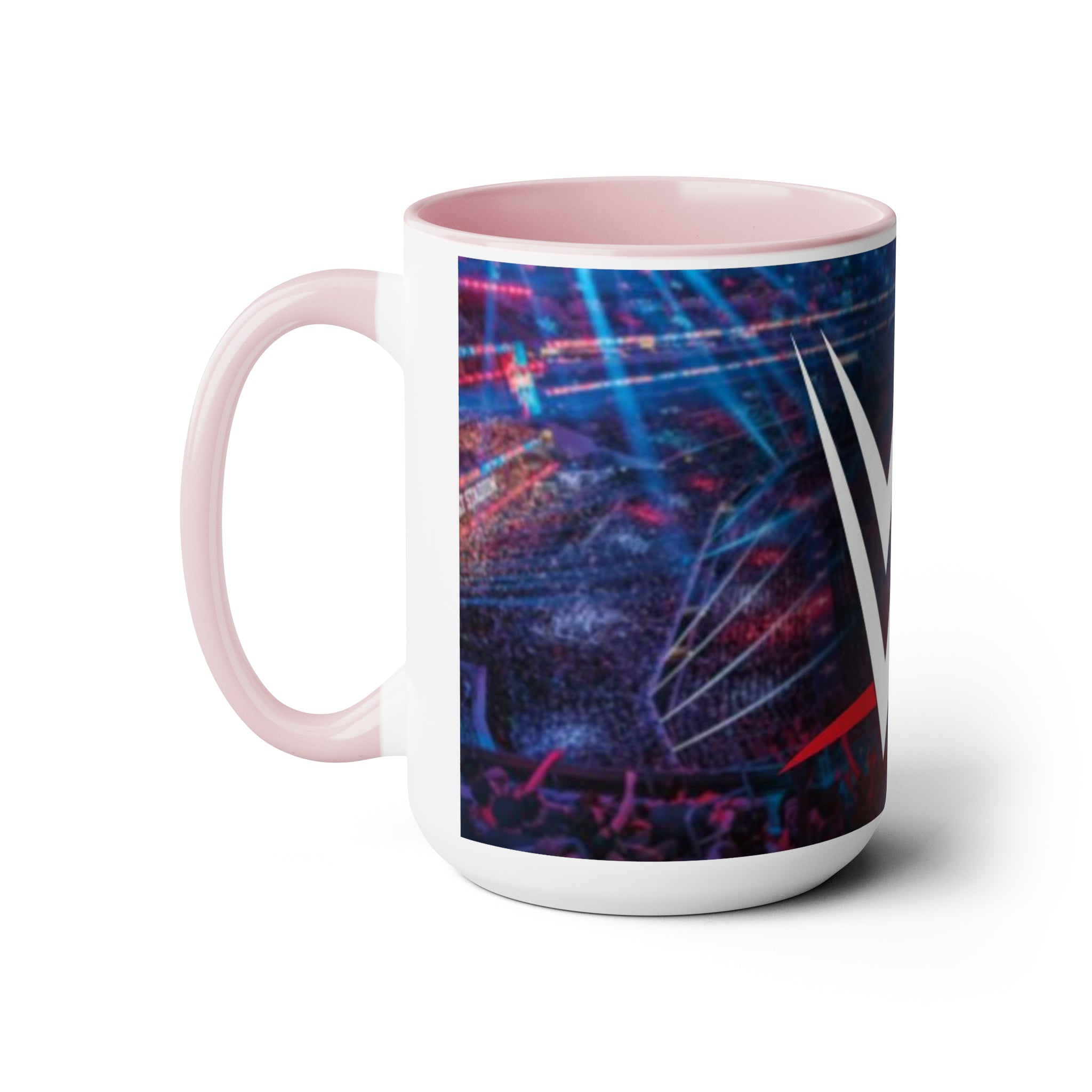 WWE- Logo White Ceramic Mug - Creations by Chris and Carlos