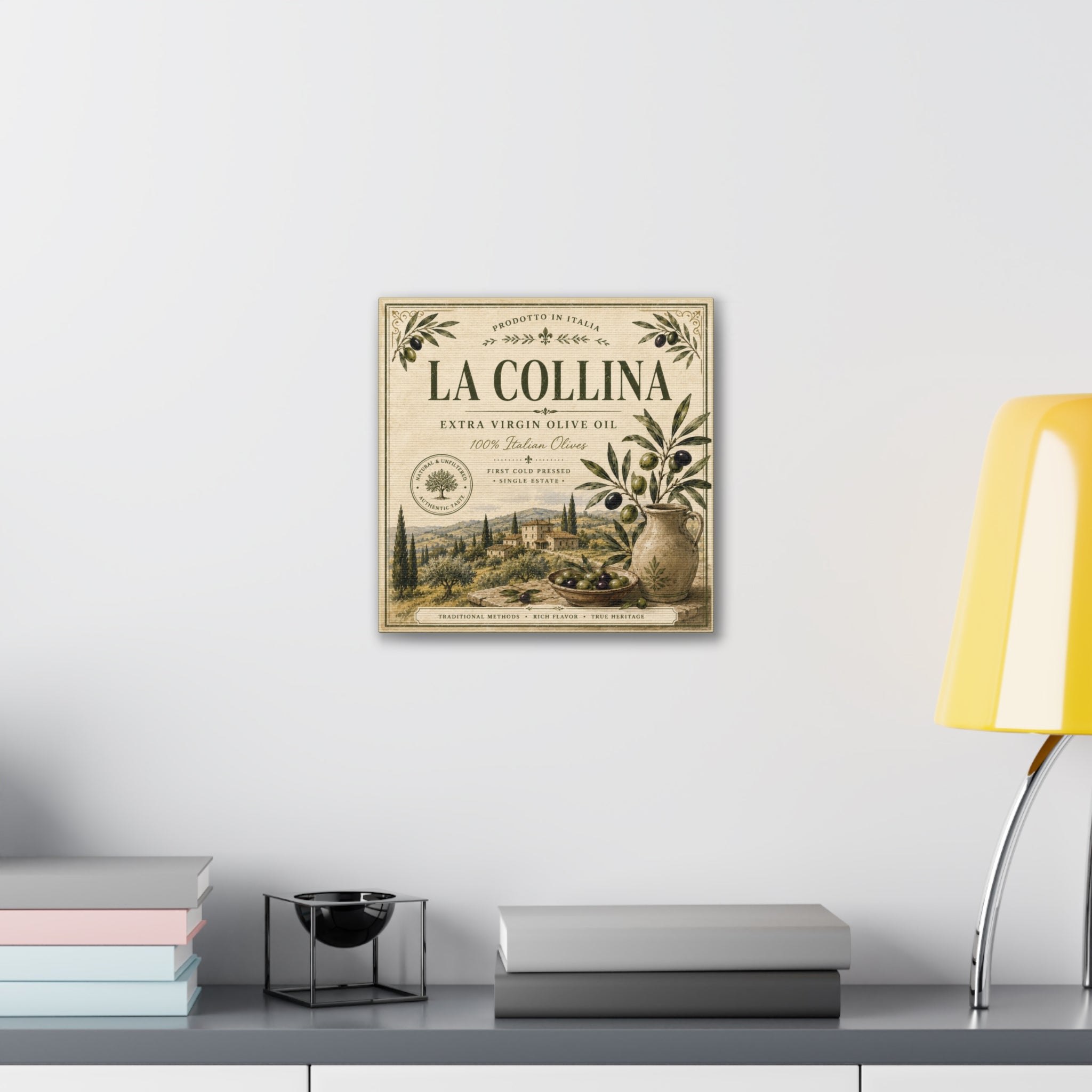 La Collina Olive Oil Canvas Wall Art - Creations by Chris and Carlos