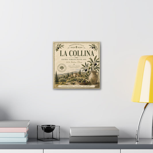 La Collina Olive Oil Canvas Wall Art - Creations by Chris and Carlos