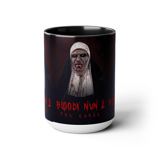 The Nun 2- Two-Tone Coffee Mugs, 15oz - Creations by Chris and Carlos