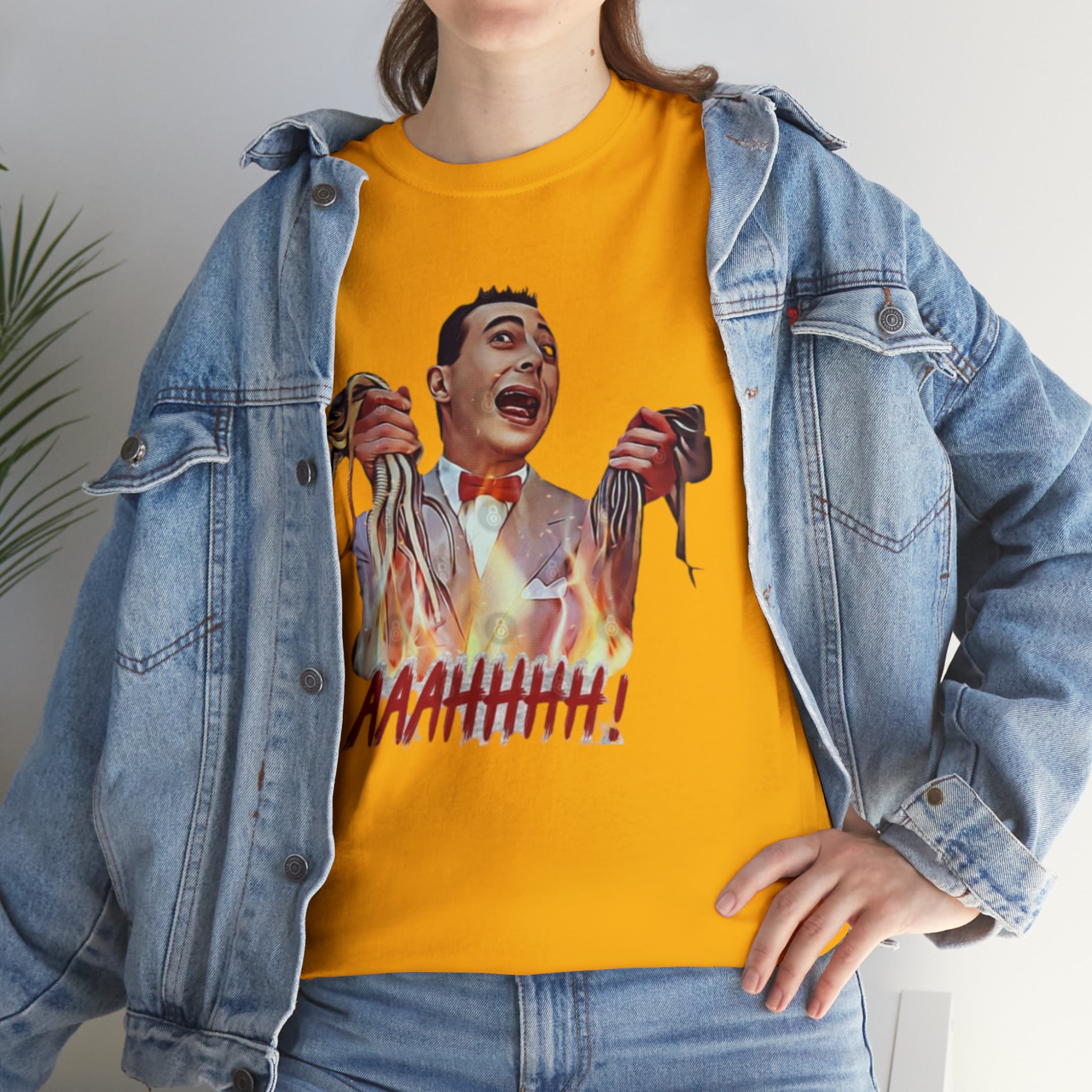 Pee Wee Herman-  Unisex Heavy Cotton T-Shirt - Creations by Chris and Carlos