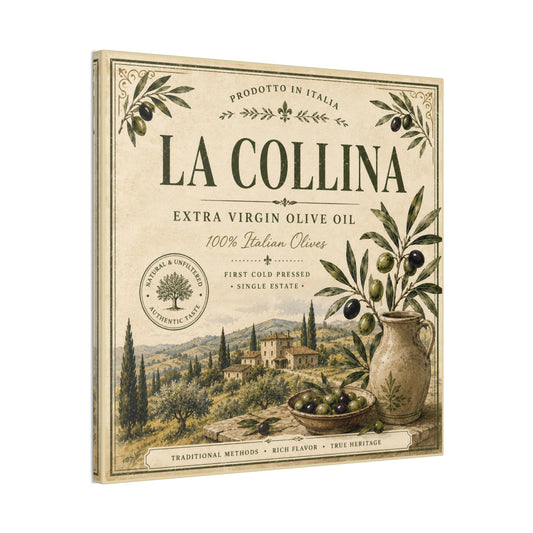 La Collina Olive Oil Canvas Wall Art - Creations by Chris and Carlos