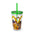 Mc Donald's Inspired- Sunsplash Tumbler with Straw, 16oz