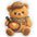 Cute Teddy Bear Shaped Pillow — Pancake Breakfast Plush Accent | Old Soul Harvest Hallow