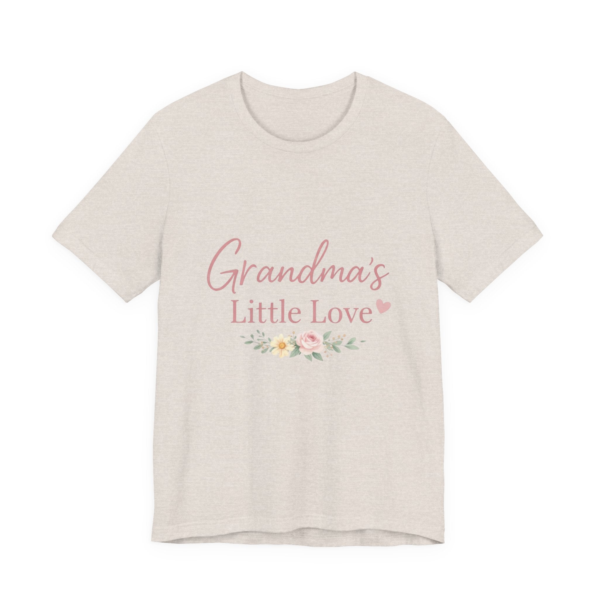 Grandma's Little Love T-Shirt — Floral Grandma Tee for New Grandmothers - Creations by Chris and Carlos