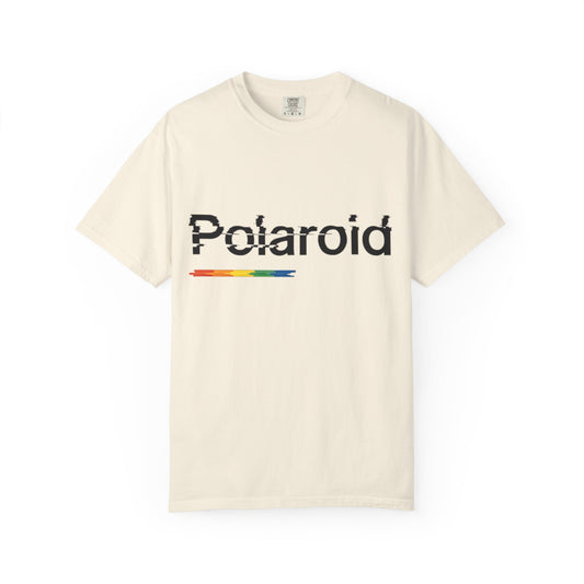 Polaroid Retro Rainbow Logo T-Shirt - Creations by Chris and Carlos