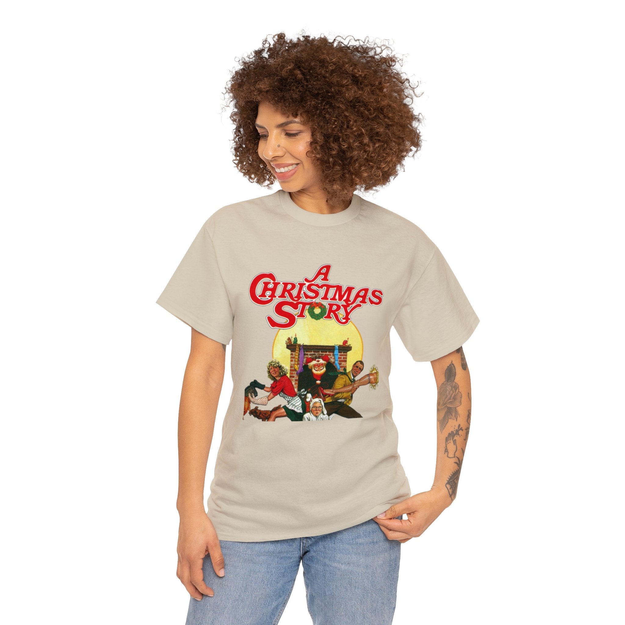 A Christmas Story- Logo Unisex Heavy Cotton Tee - Creations by Chris and Carlos