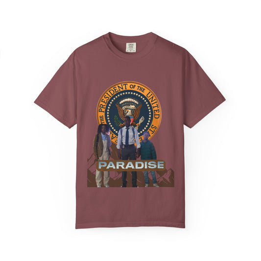 Paradise Presidential Seal Graphic T-Shirt - Creations by Chris and Carlos
