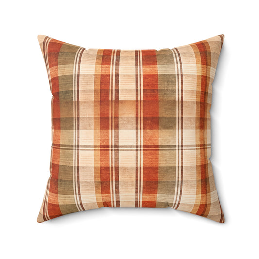 Old Soul Harvest™ Heirloom Plaid Throw Pillow - Throw Pillow from Old Soul Harvest Campfire Circle