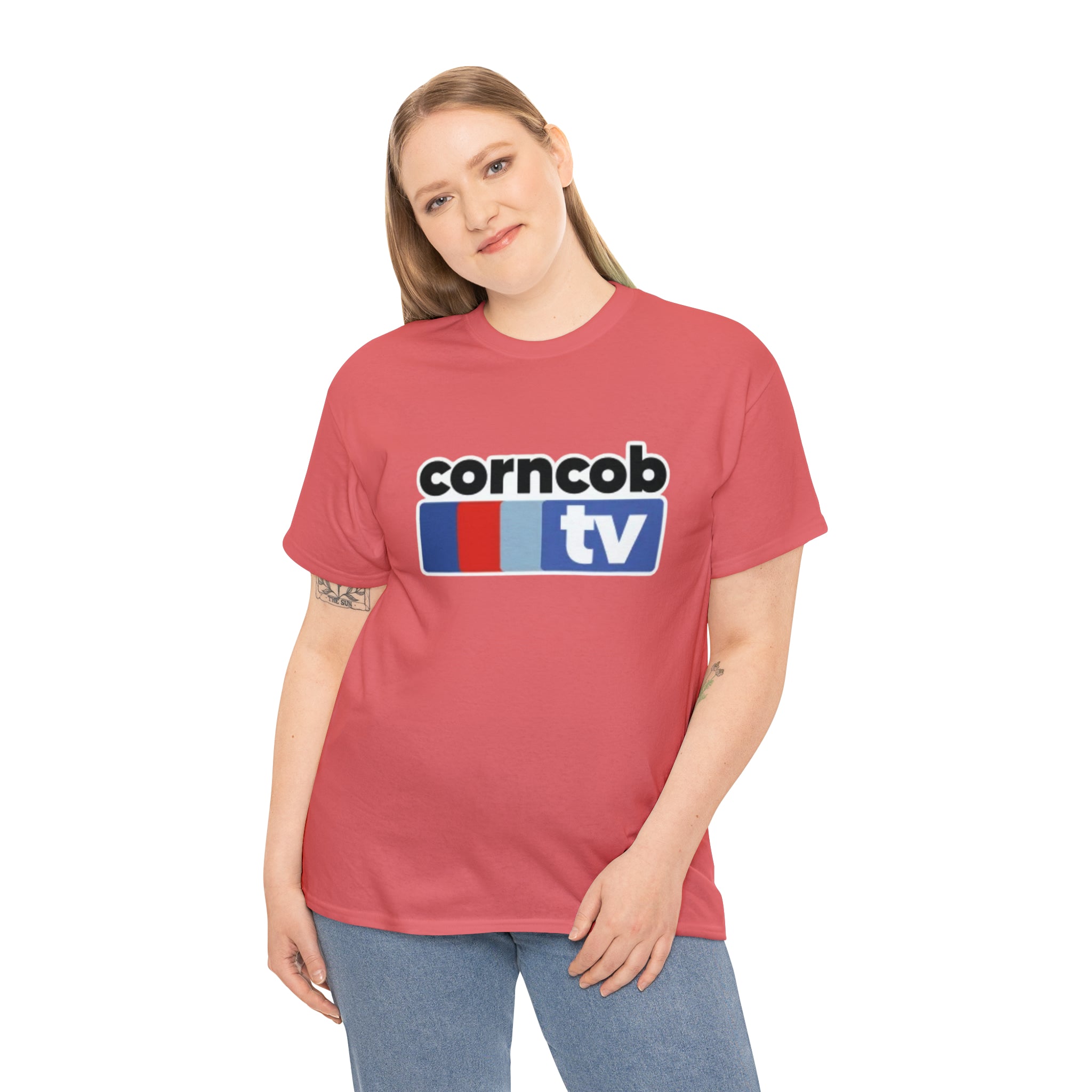 Corncob Tv- Unisex Heavy Cotton T-Shirt - Creations by Chris and Carlos
