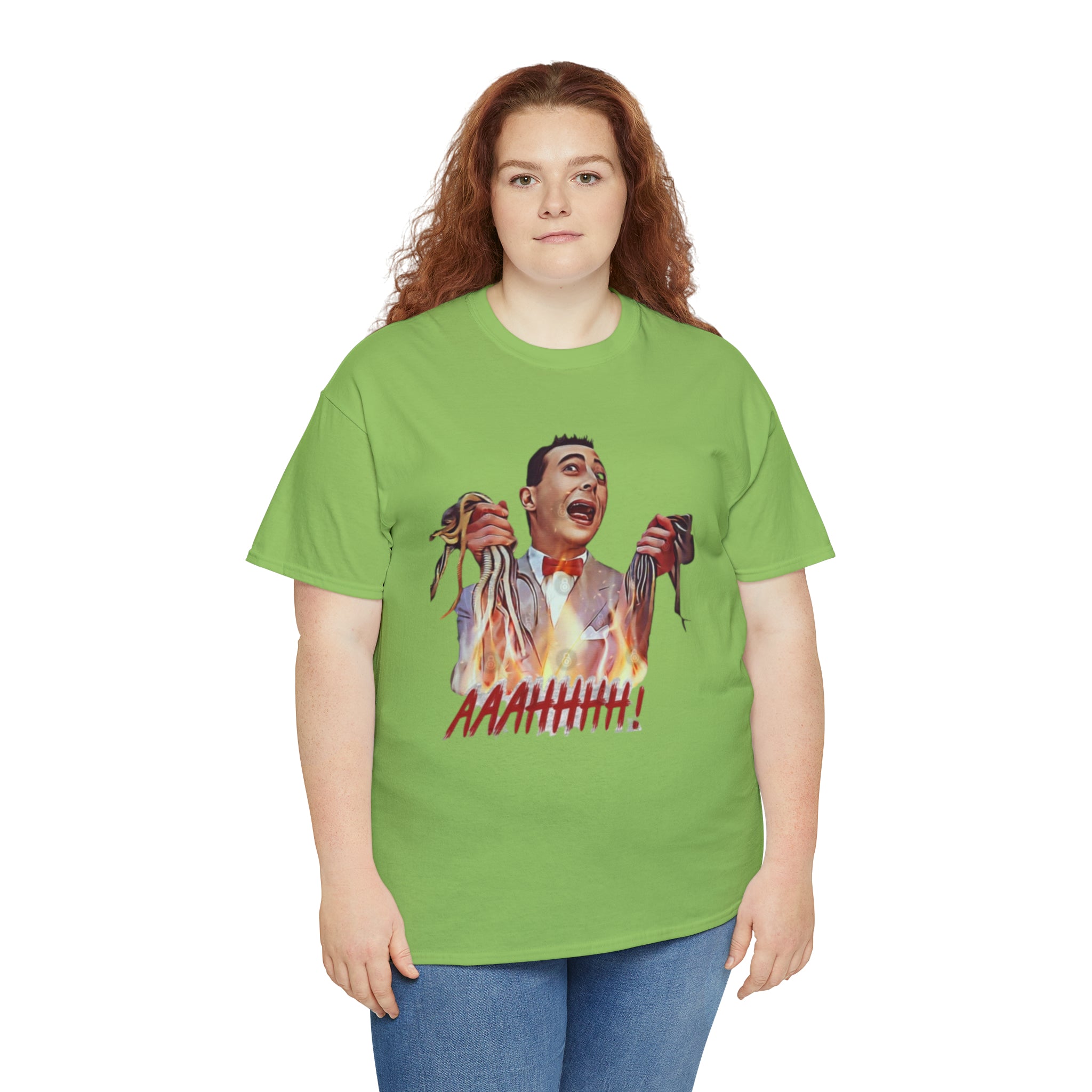Pee Wee Herman-  Unisex Heavy Cotton T-Shirt - Creations by Chris and Carlos