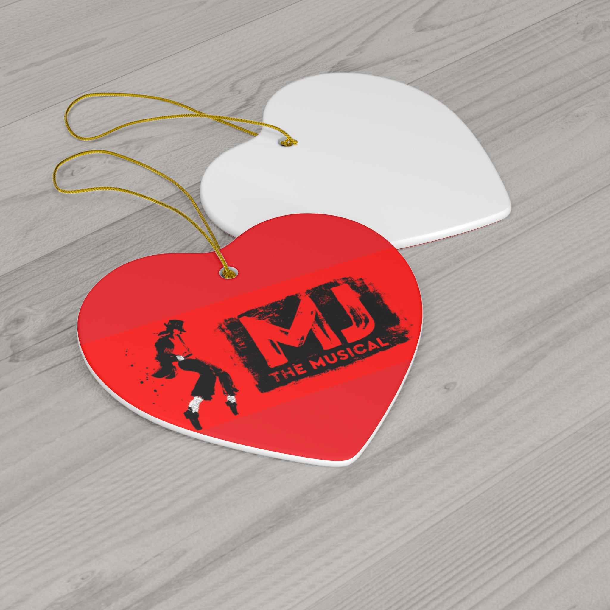 MJ The Musical- Ceramic Ornament, 4 Shapes - Creations by Chris and Carlos