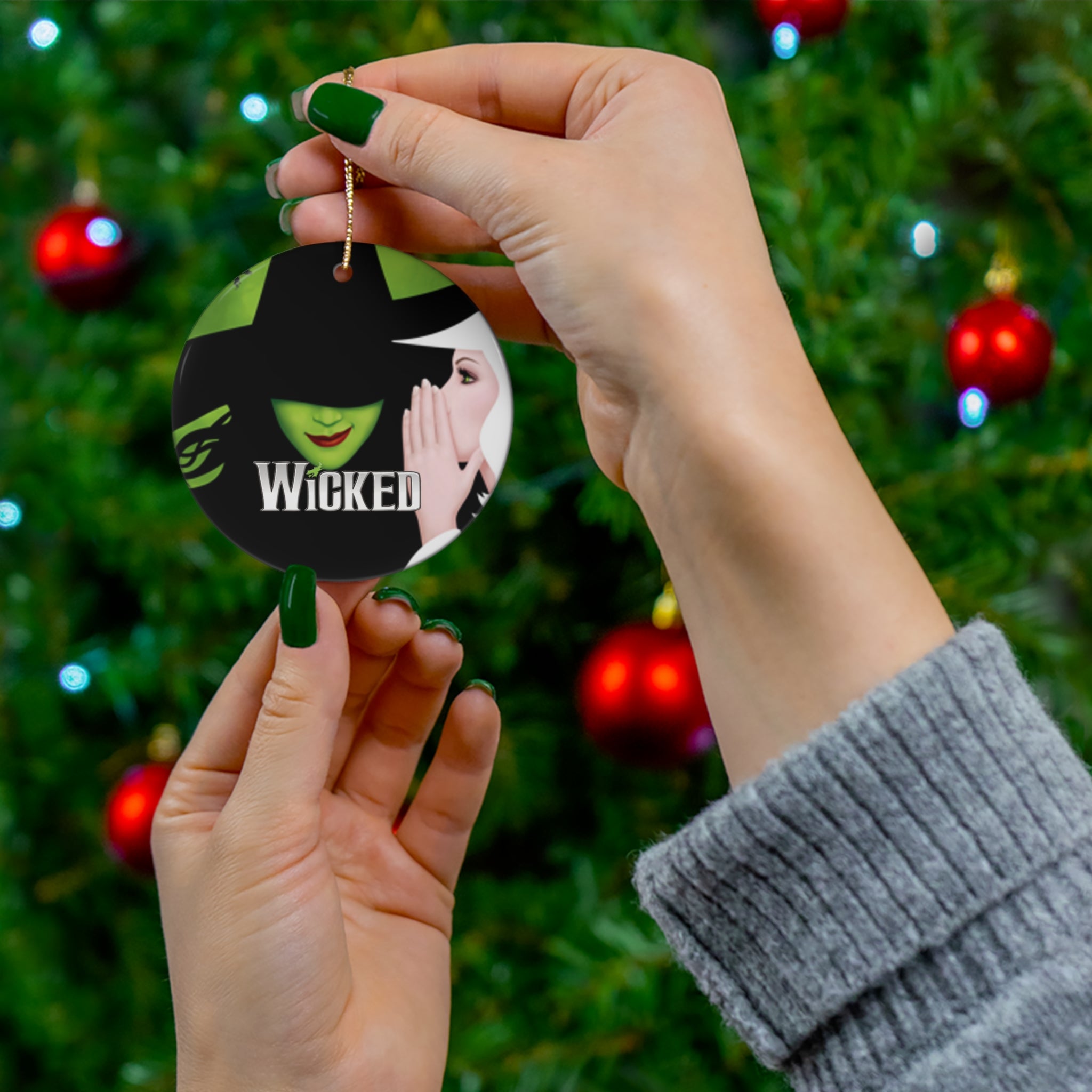 Wicked- Ceramic Ornament, 4 Shapes - Creations by Chris and Carlos