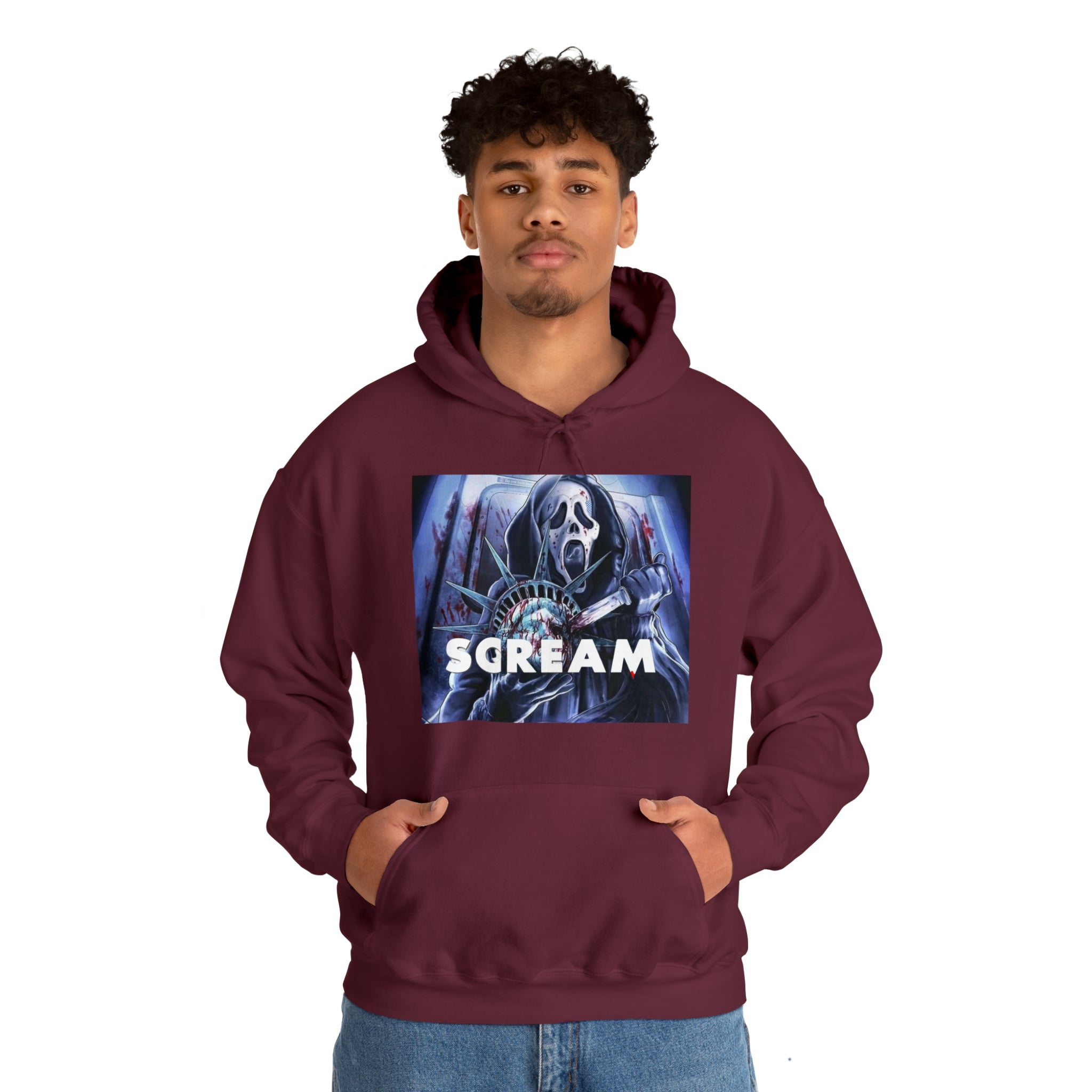 Scream- Unisex Heavy Blend™ Hooded Sweatshirt - Creations by Chris and Carlos