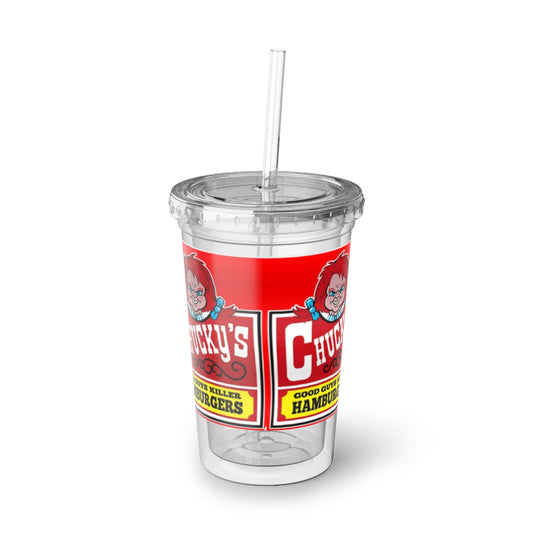 Chucky's Hamburgers- Suave Acrylic Cup - Creations by Chris and Carlos