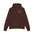 Cozy Chest Emblem Hoodie — The Foundry Collective Collection Brown Relaxed Pullover with Floral Crest