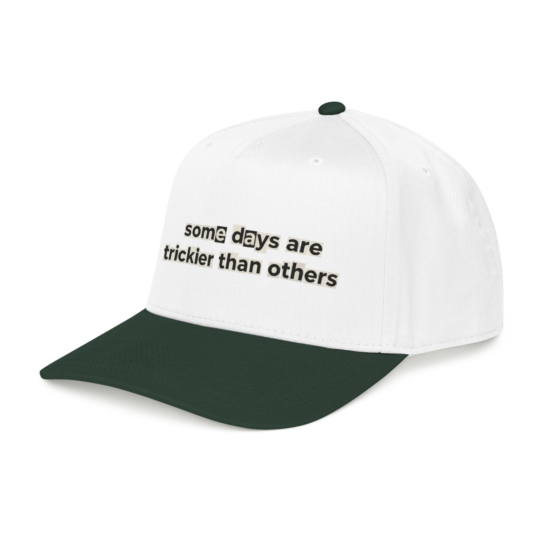 Baseball Cap — "Some Days Are Trickier Than Others" Patch - Creations by Chris and Carlos