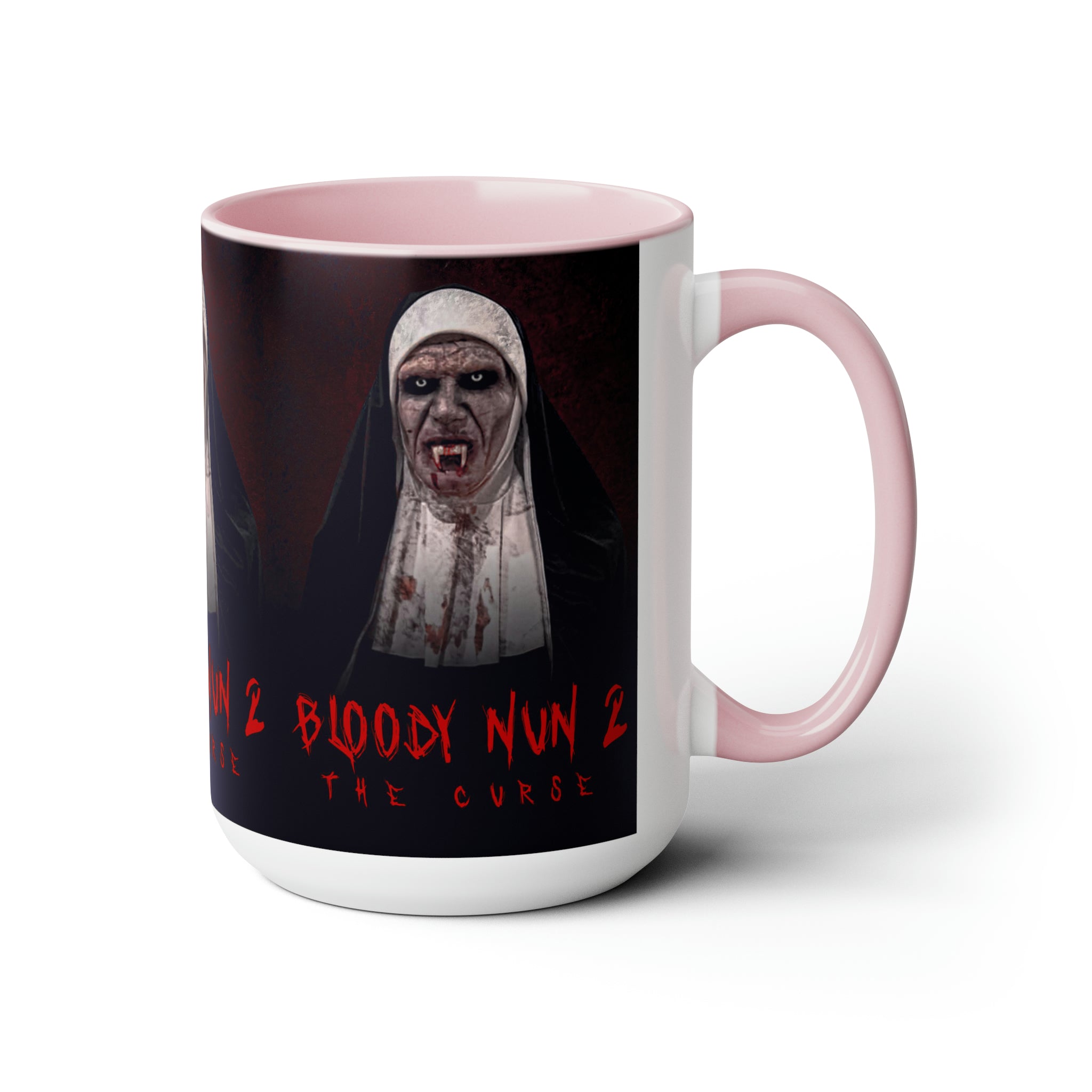 The Nun 2- Two-Tone Coffee Mugs, 15oz - Creations by Chris and Carlos