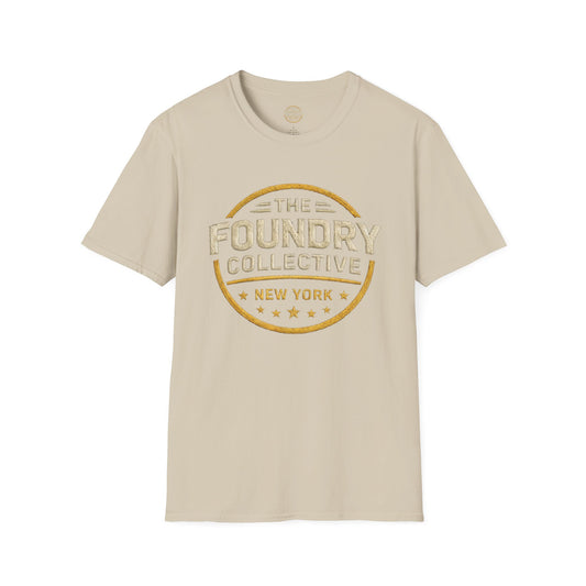 The Foundry Collective New York T-Shirt — Vintage Badge Logo Tee - Creations by Chris and Carlos