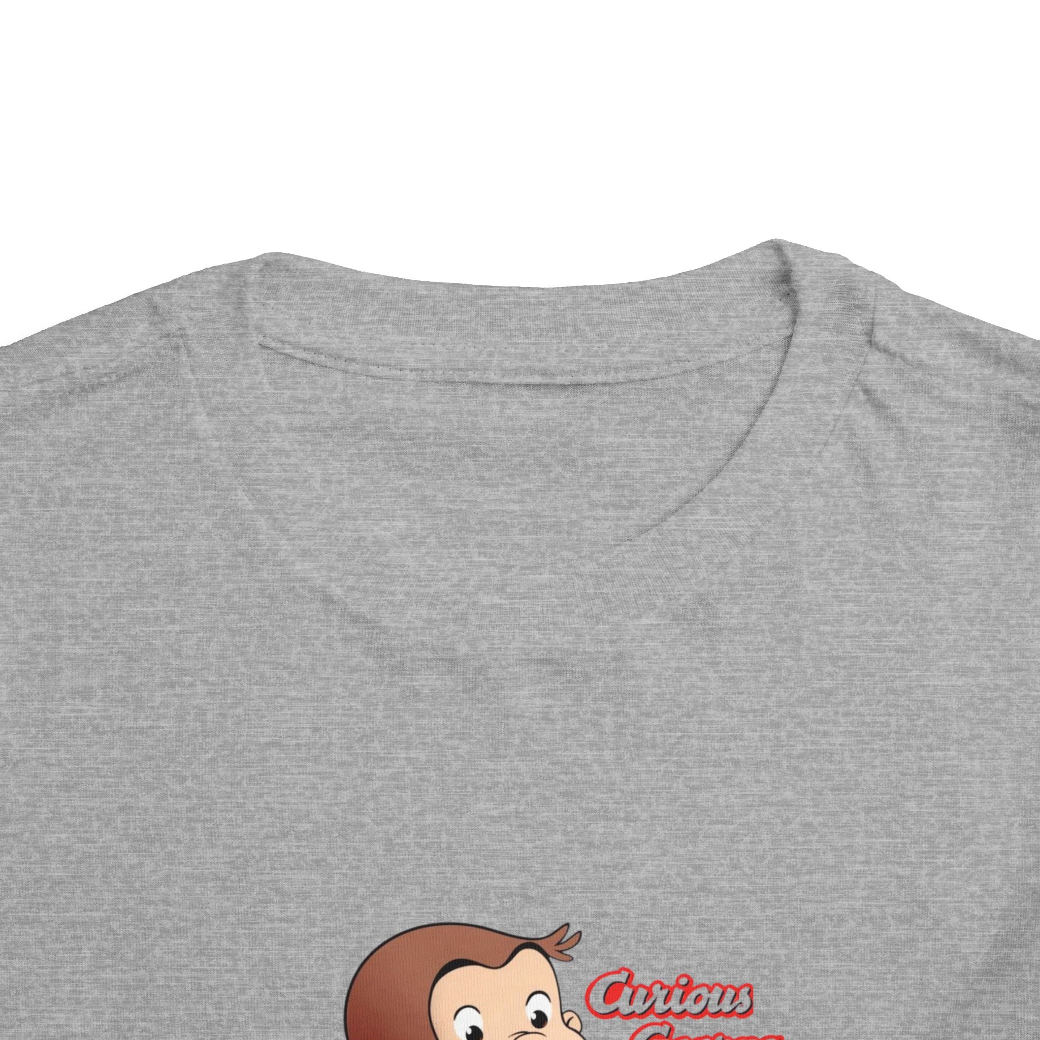 Curious Monkey Toddler Tee – Cute Banana Cartoon Shirt - Creations by Chris and Carlos