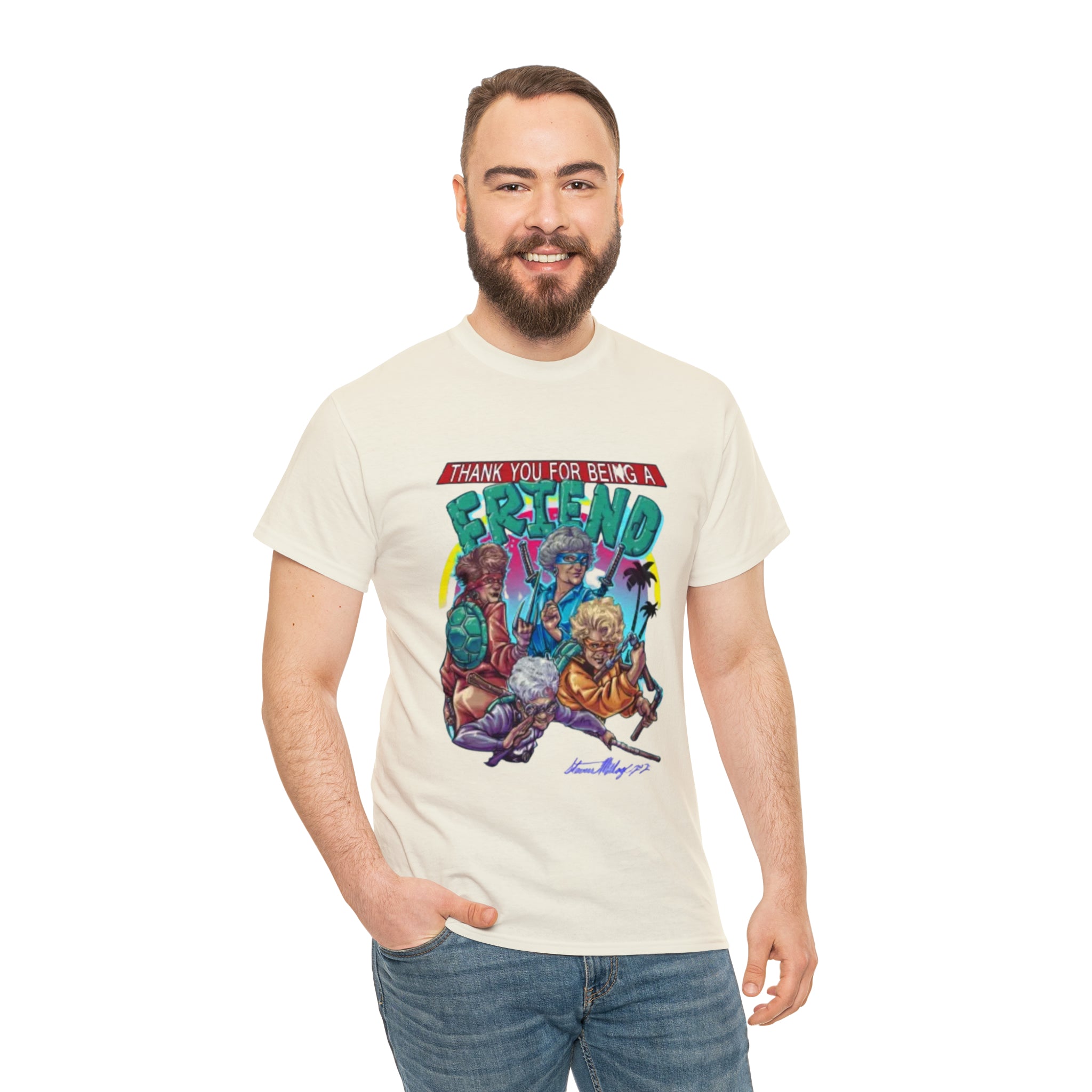The T-Shirtnage Mutant Ninja Turtles- Unisex Heavy Cotton T-Shirt - Creations by Chris and Carlos