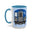Train Lover's Accent Coffee Mug | PATH Transit Gift | Railroad Enthusiast Drinkware | Commuter Coffee Cup | Unique Travel Mug