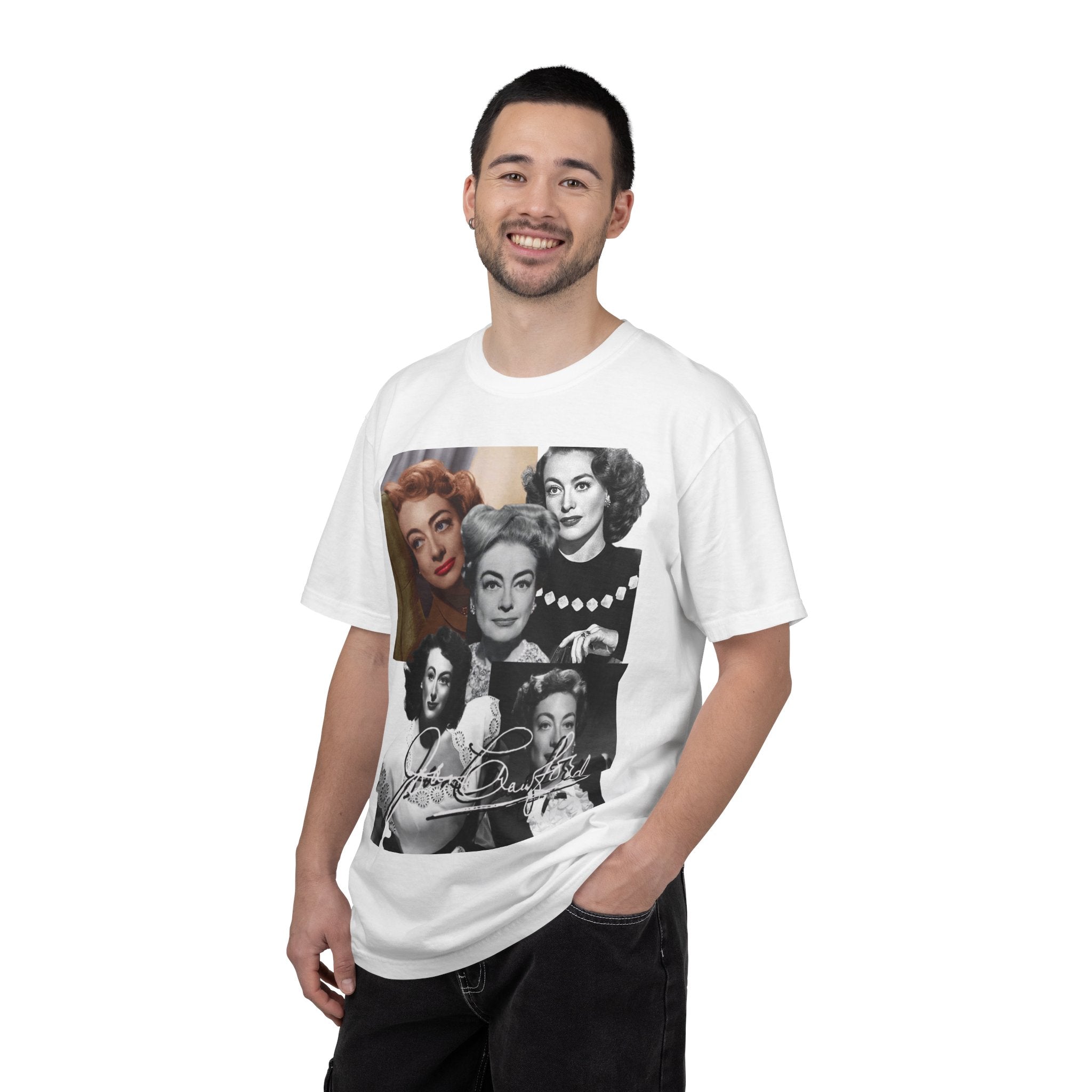 Vintage Hollywood Icon Joan Crawford Collage Tee - Creations by Chris and Carlos