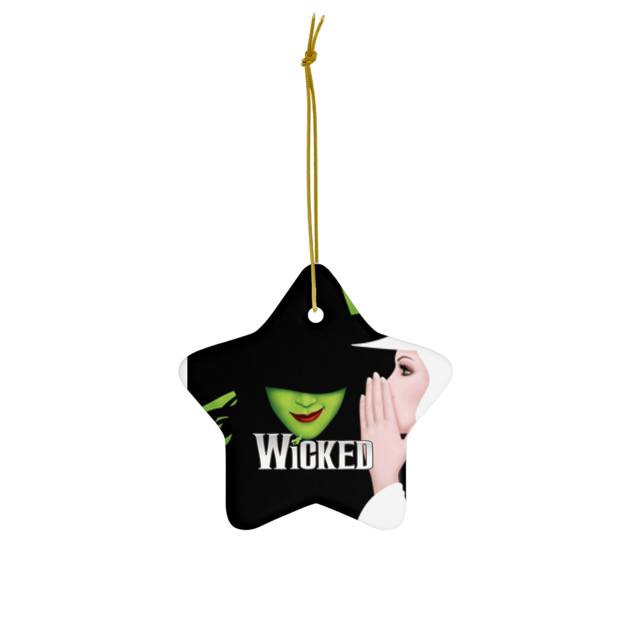 Wicked- Ceramic Ornament, 4 Shapes - Creations by Chris and Carlos