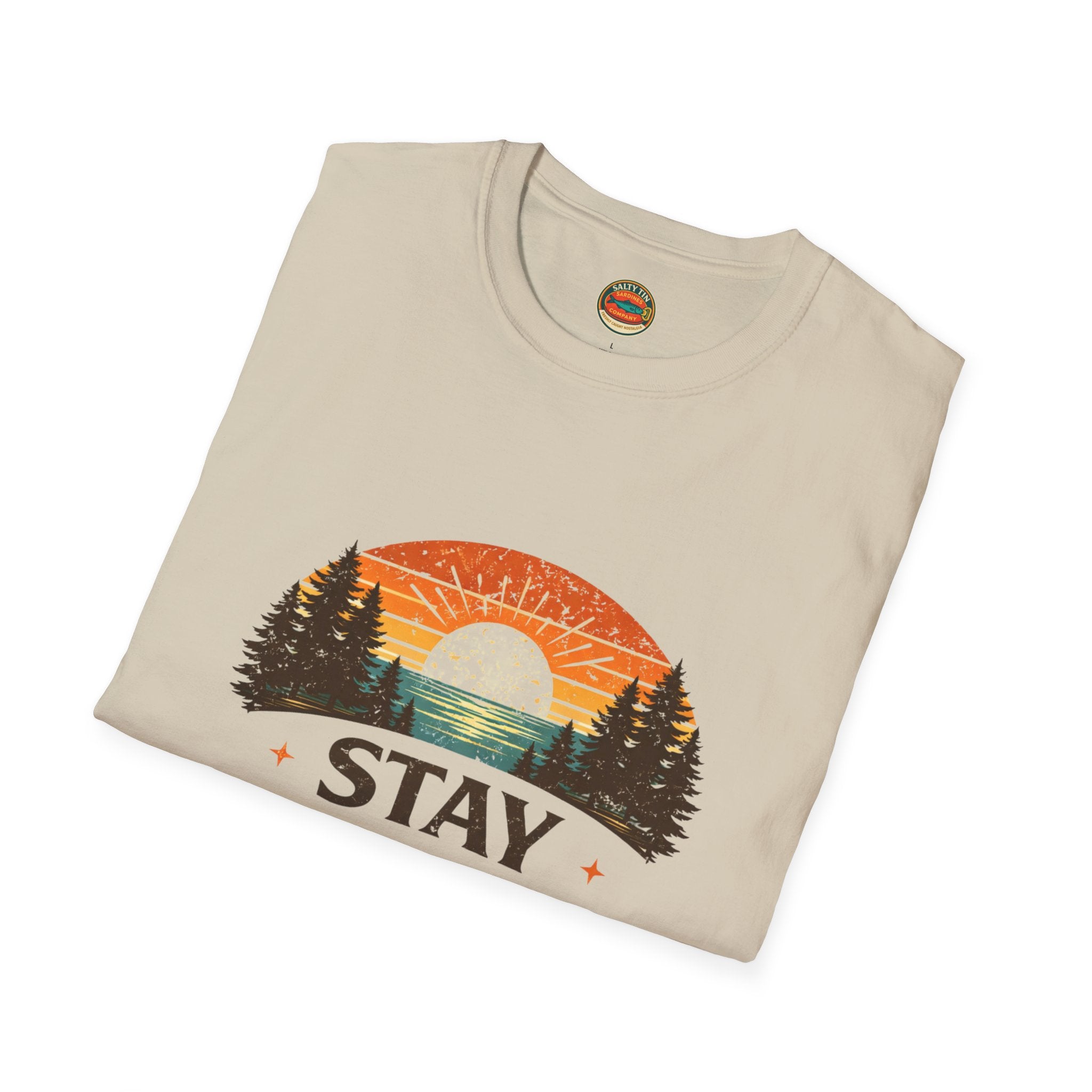 Stay Golden Old Soul T-Shirt — Vintage Sunset Nature Tee - Creations by Chris and Carlos