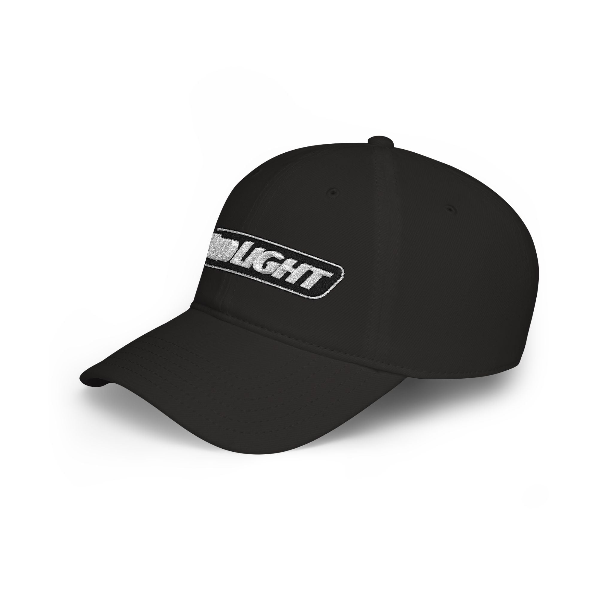 Bud Light Embroidered Baseball Cap — Red Low Profile Dad Hat - Creations by Chris and Carlos