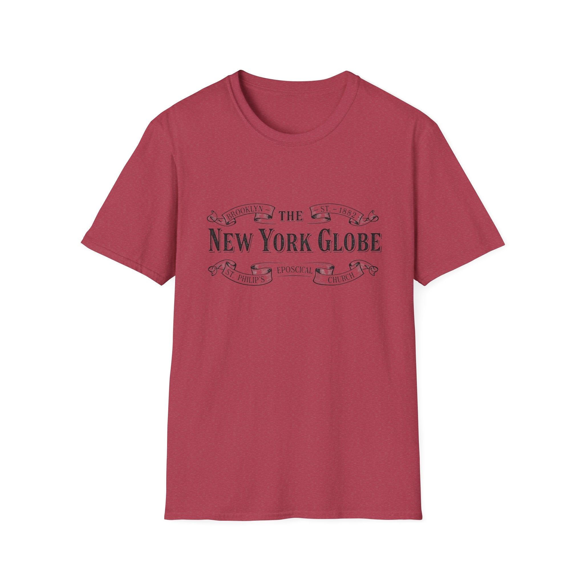 New York Globe Vintage Logo T-Shirt Guilded Age Inspired - Creations by Chris and Carlos