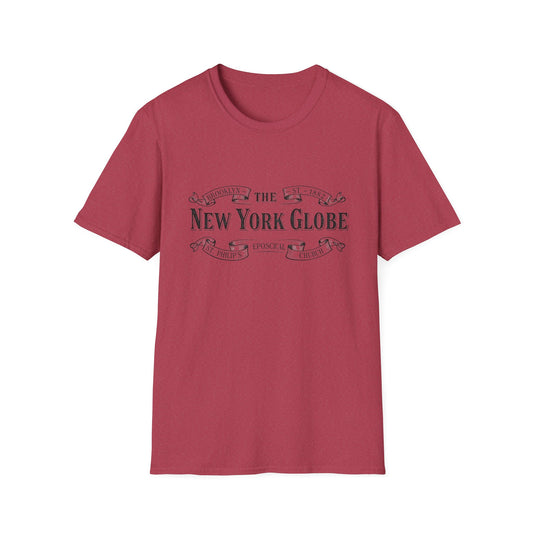 New York Globe Vintage Logo T-Shirt Guilded Age Inspired - Creations by Chris and Carlos