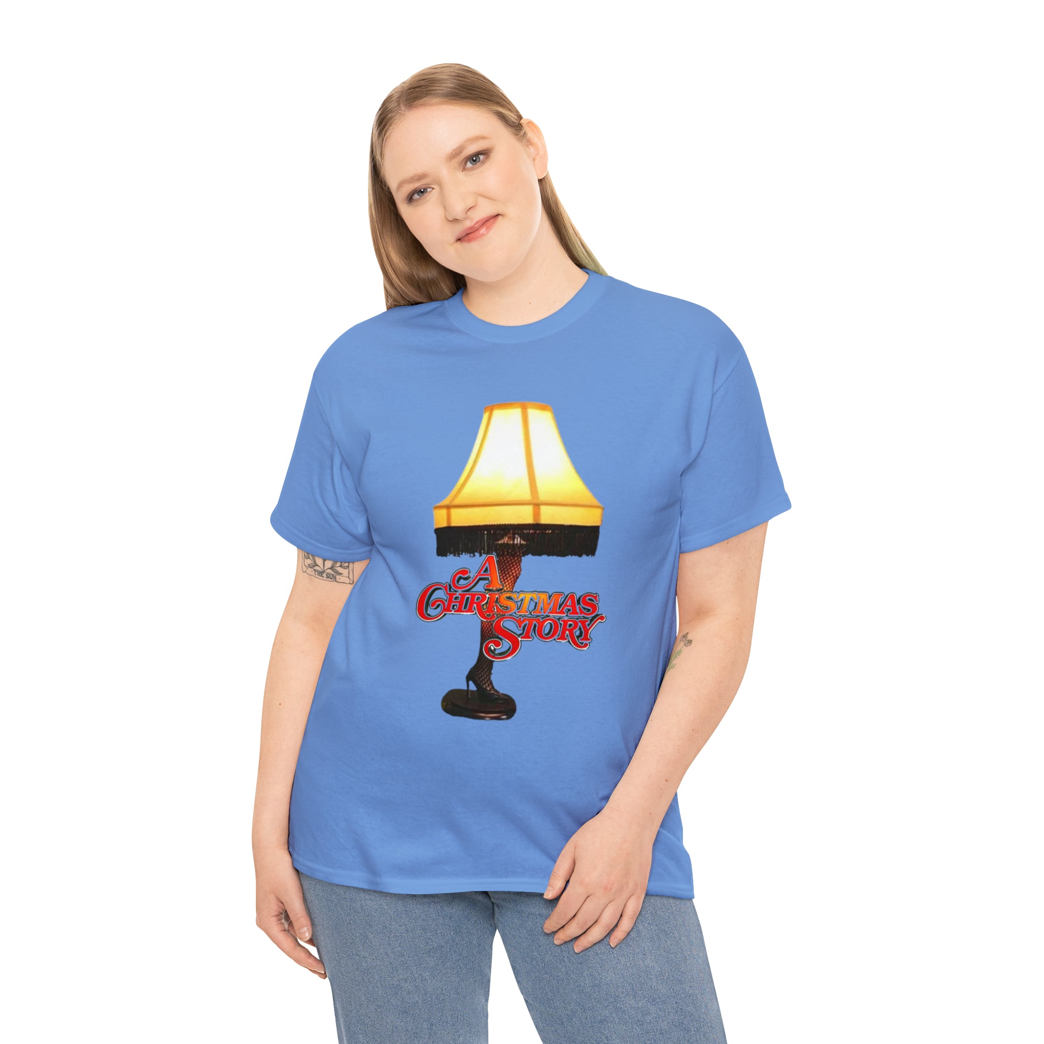 A Christmas Story- Leg Lamp Unisex Heavy Cotton T-Shirt - Creations by Chris and Carlos