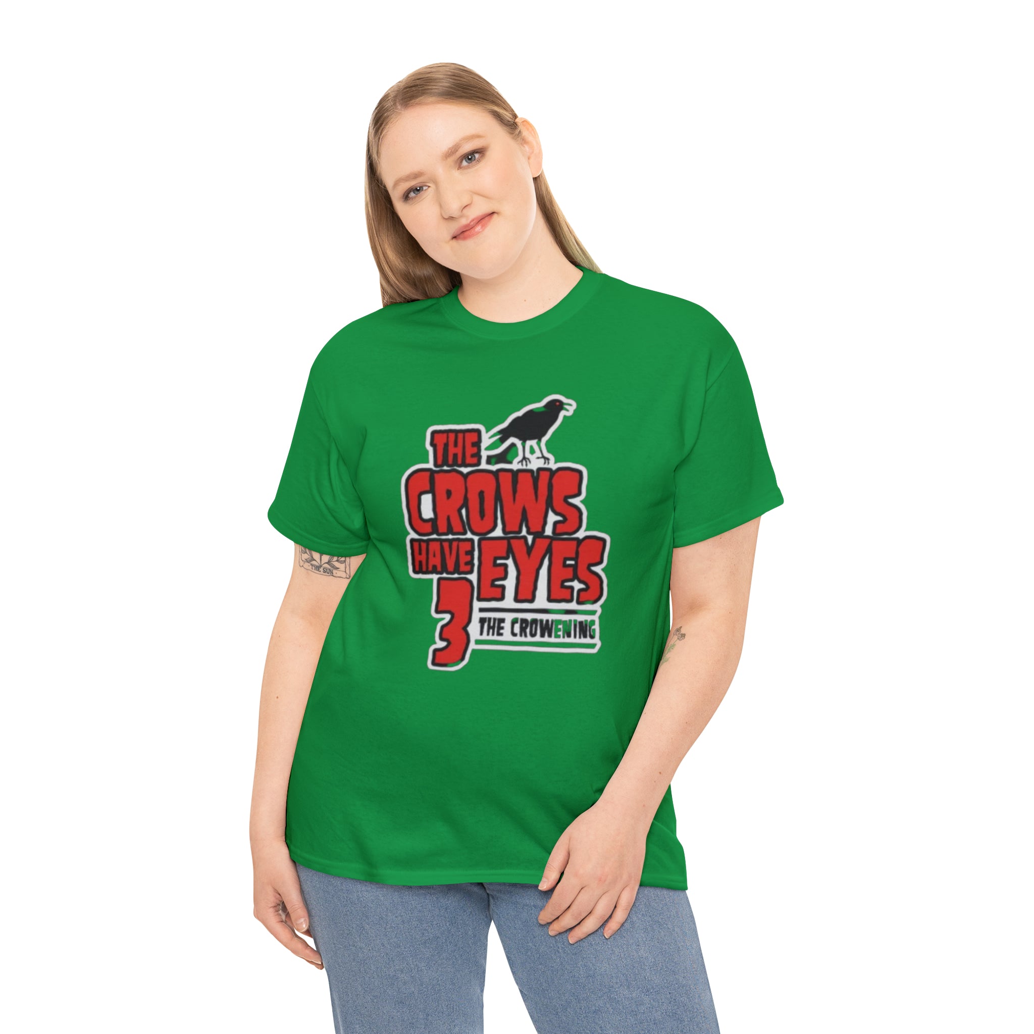 The Crows have eyes 3- Unisex Heavy Cotton T-Shirt - Creations by Chris and Carlos