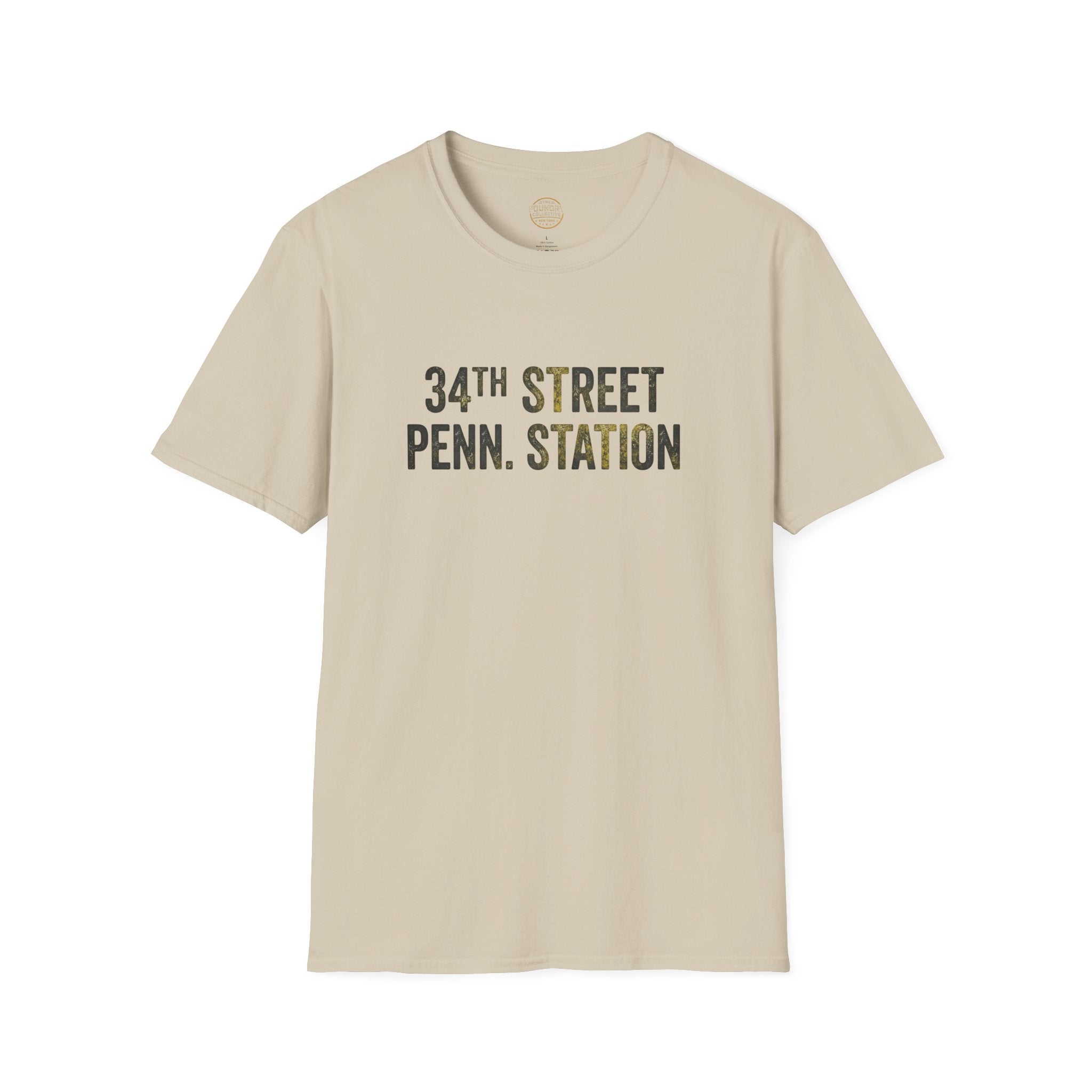 The Foundry Collective 34th Street Penn Station T-Shirt — Vintage Subway Sign Tee - Creations by Chris and Carlos