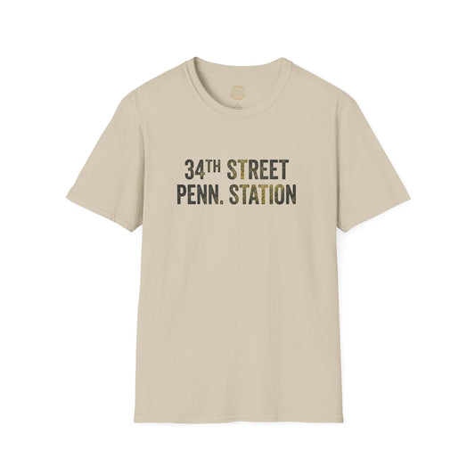 The Foundry Collective 34th Street Penn Station T-Shirt — Vintage Subway Sign Tee - Creations by Chris and Carlos