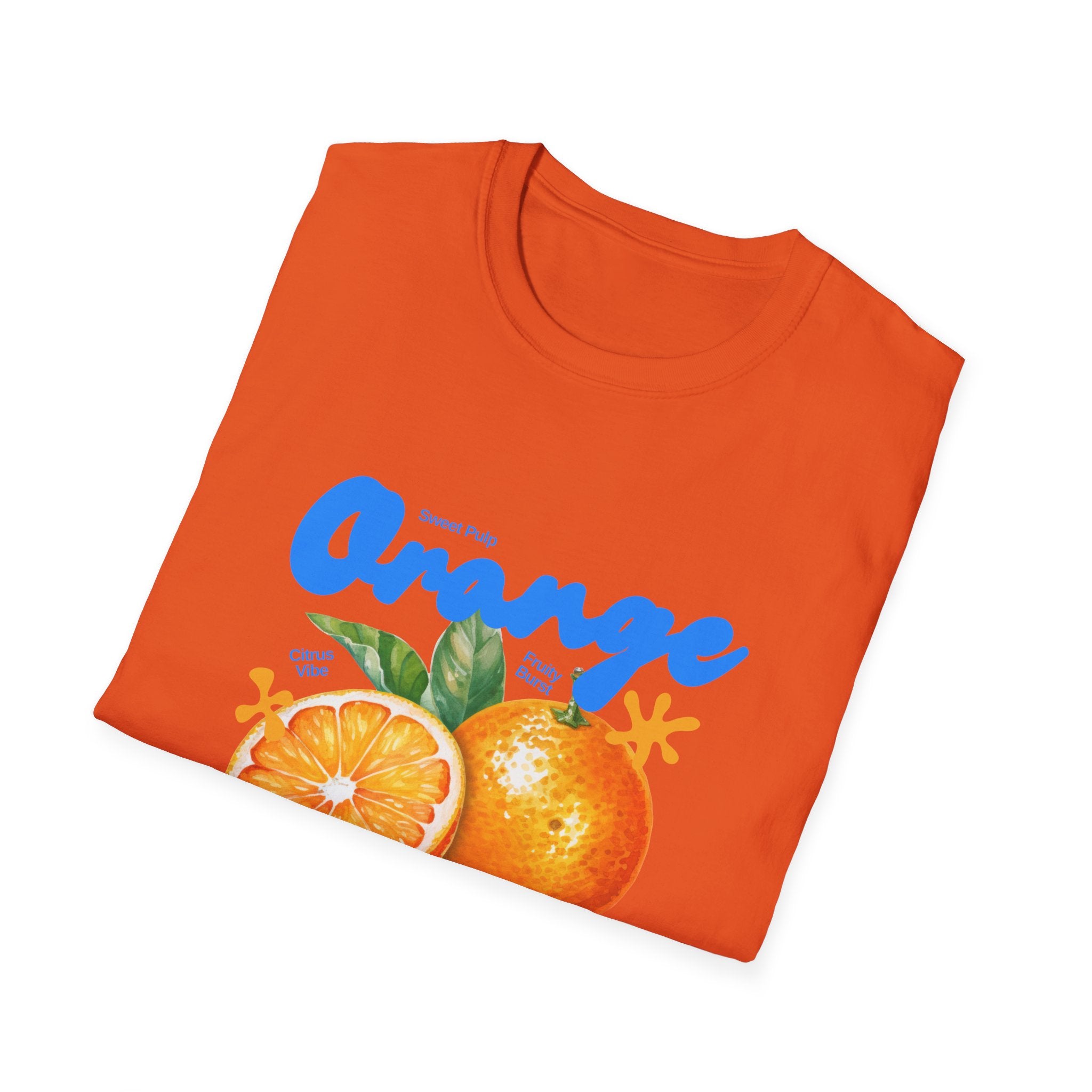 Orange Lunch Graphic T-Shirt — "An Orange A Day Makes My Day" Retro Fruit Tee - Creations by Chris and Carlos