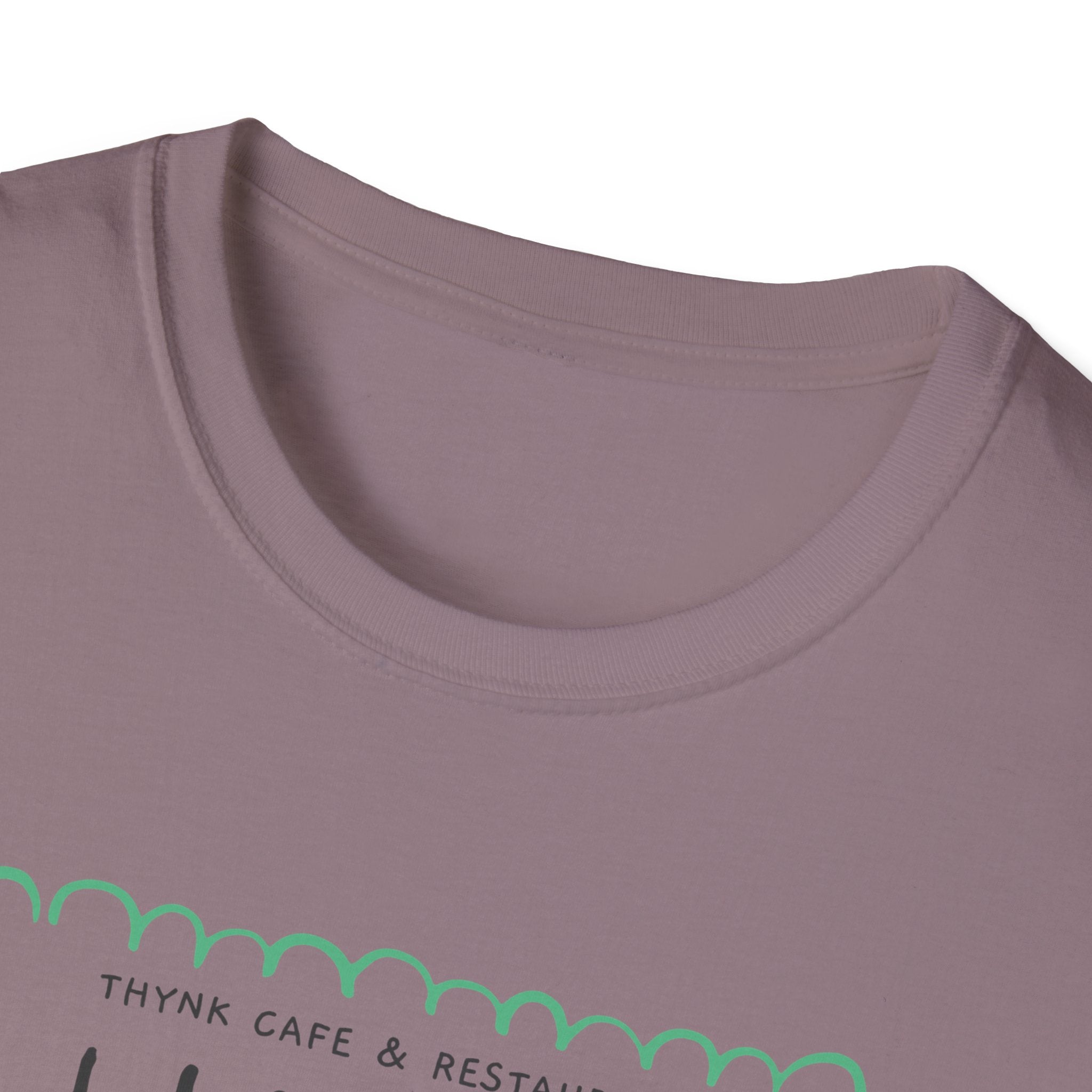 Happy Hours T-Shirt — Illustration of Friends Drinking at Cafe - Creations by Chris and Carlos