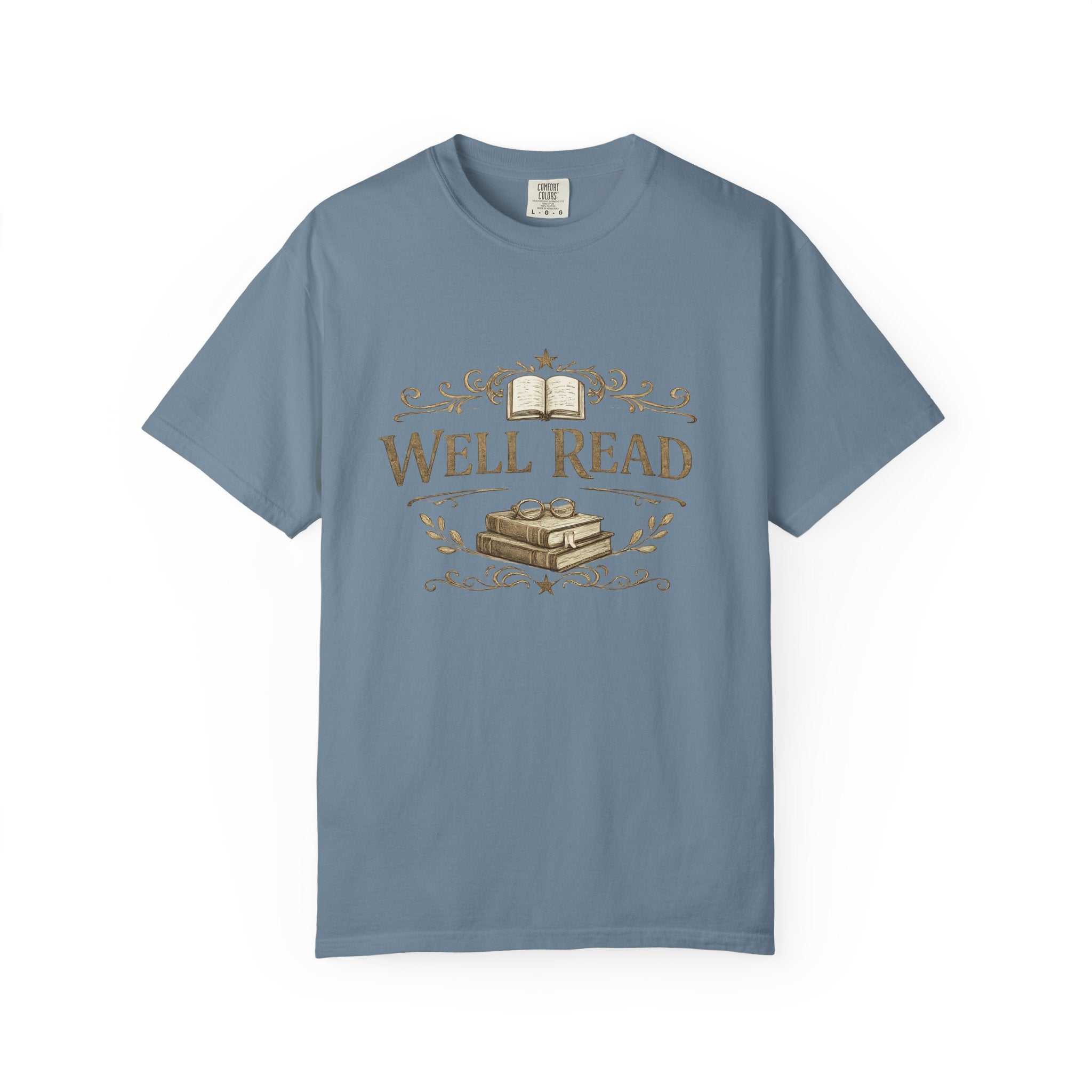 Well Read T-Shirt — Vintage Book Lover Tee - Creations by Chris and Carlos