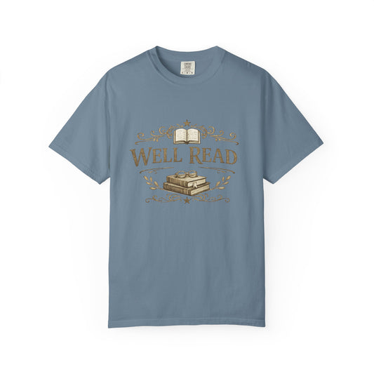 Well Read T-Shirt — Vintage Book Lover Tee - Creations by Chris and Carlos