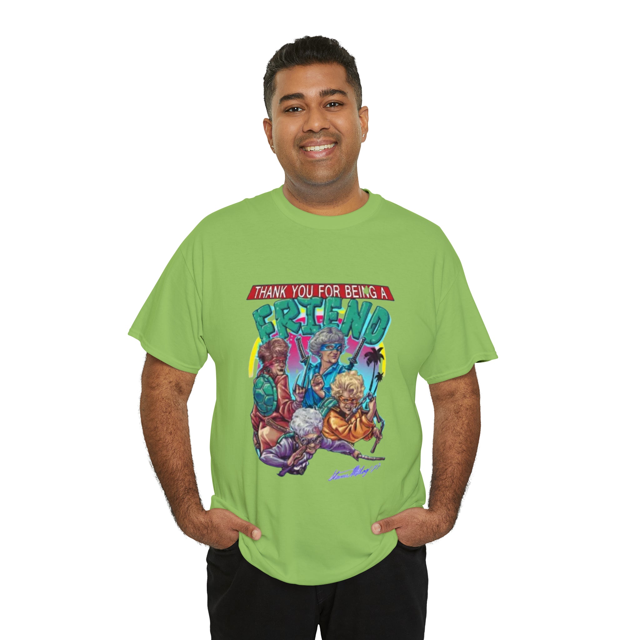 The T-Shirtnage Mutant Ninja Turtles- Unisex Heavy Cotton T-Shirt - Creations by Chris and Carlos