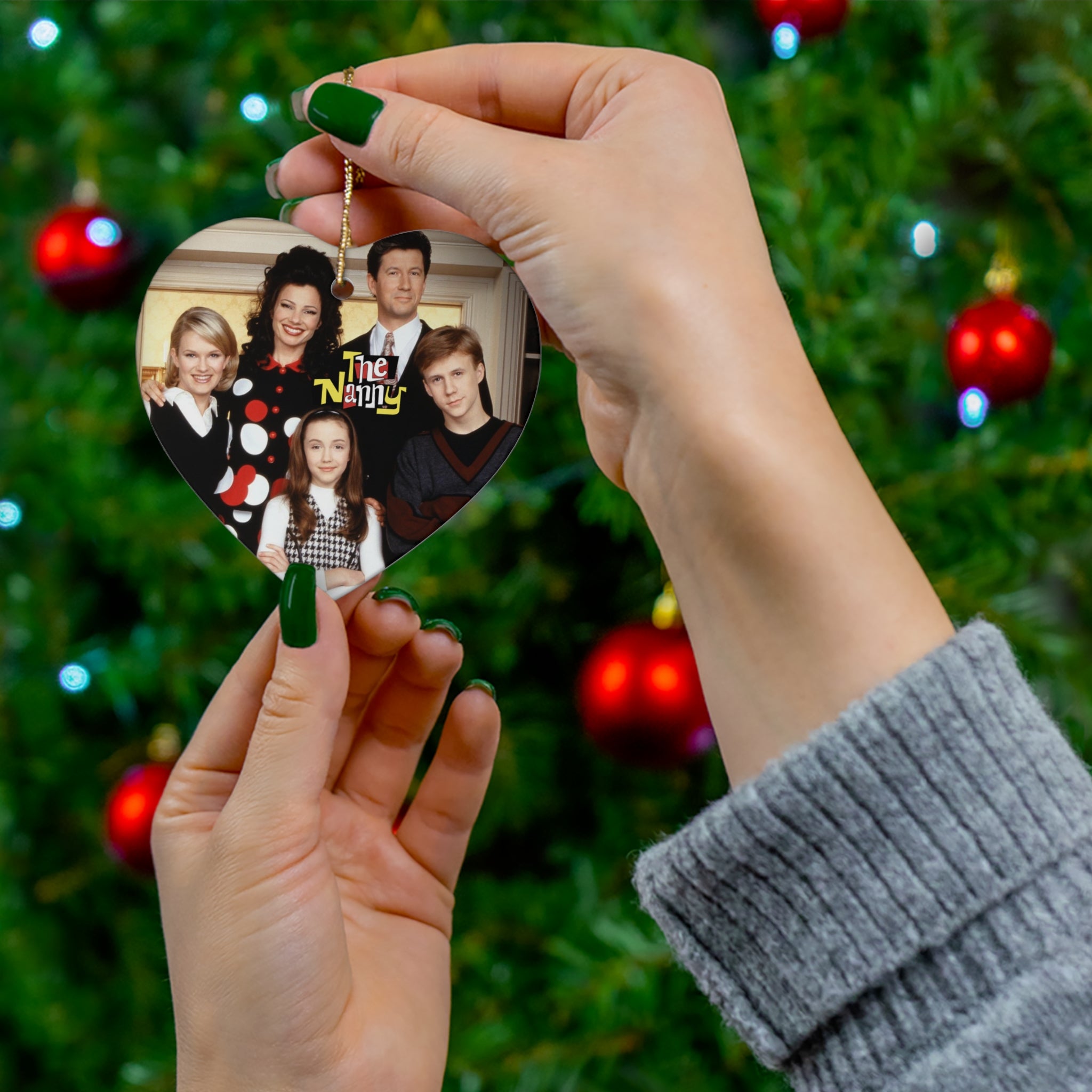 The Nanny 90's TV Show Ceramic Ornament, 4 Shapes - Creations by Chris and Carlos