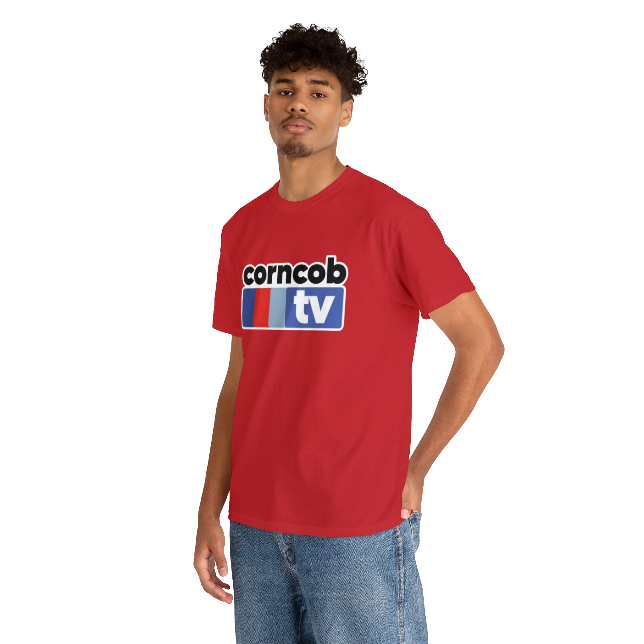 Corncob Tv- Unisex Heavy Cotton T-Shirt - Creations by Chris and Carlos
