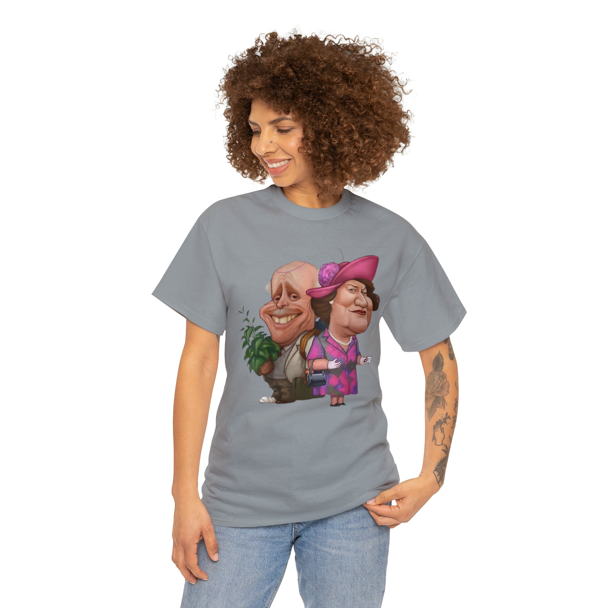 Keeping Up Appearances 90's TV Show-Unisex Heavy Cotton T-Shirt - Creations by Chris and Carlos