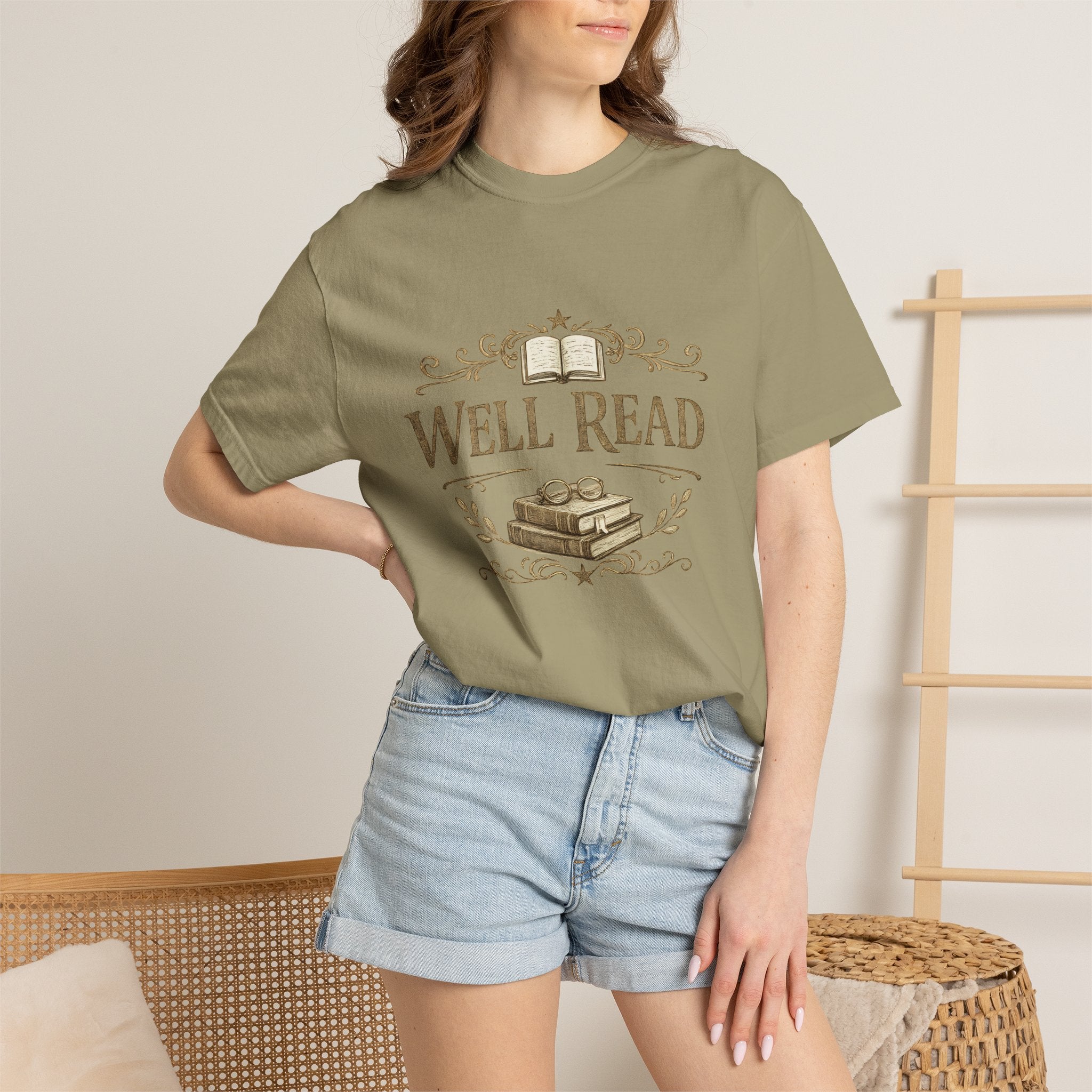 Well Read T-Shirt — Vintage Book Lover Tee - Creations by Chris and Carlos