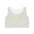 Neutral Checkered Sports Bra — Minimalist All-Over-Print Activewear