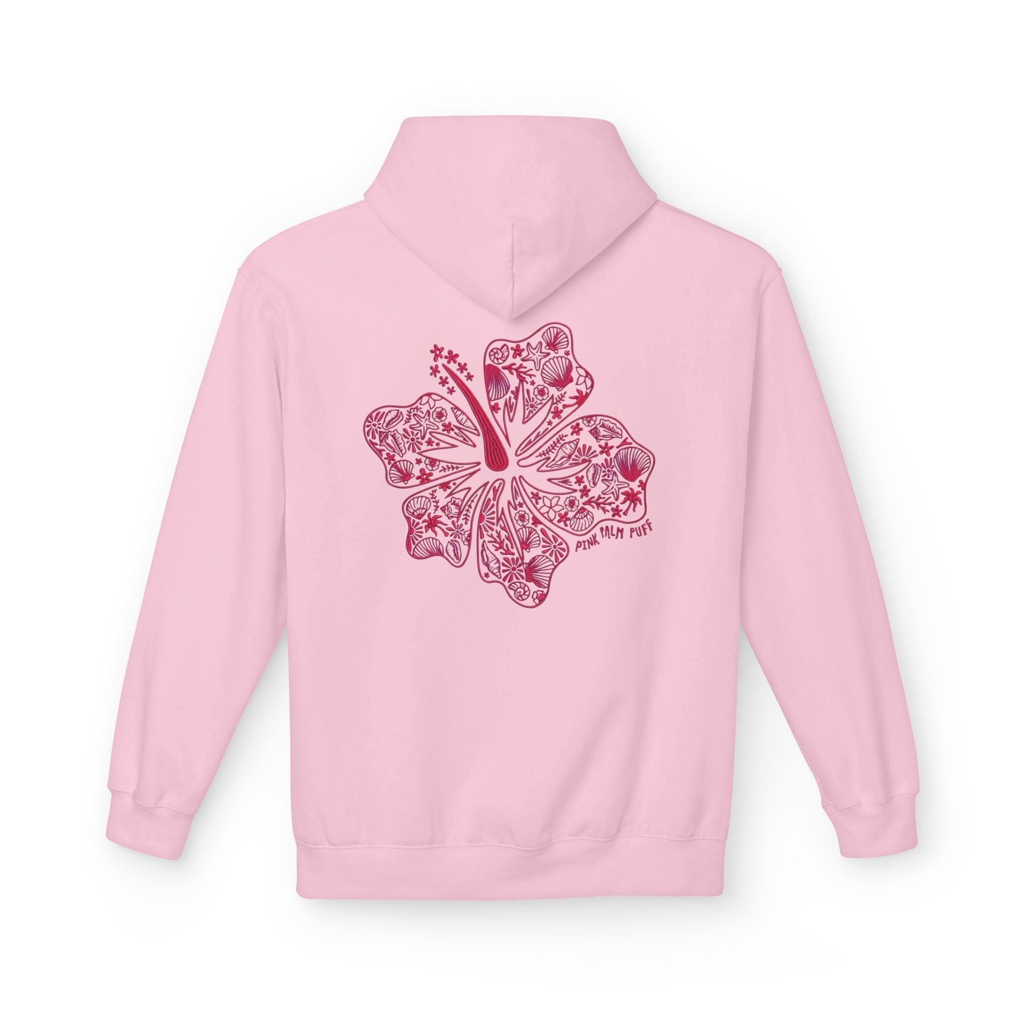 Pinkie Bluff Inspired Floral Graphic Hoodie — Vintage Botanical Note Print - Creations by Chris and Carlos