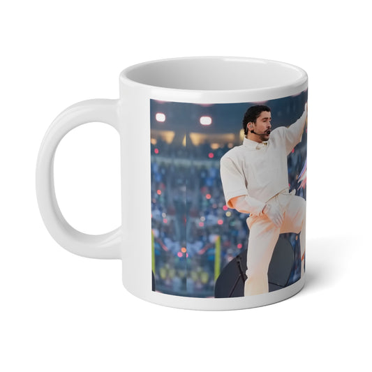 20oz Jumbo Mug — "XenoFobia (conejitoman)" Stadium Photo Coffee Cup - Creations by Chris and Carlos