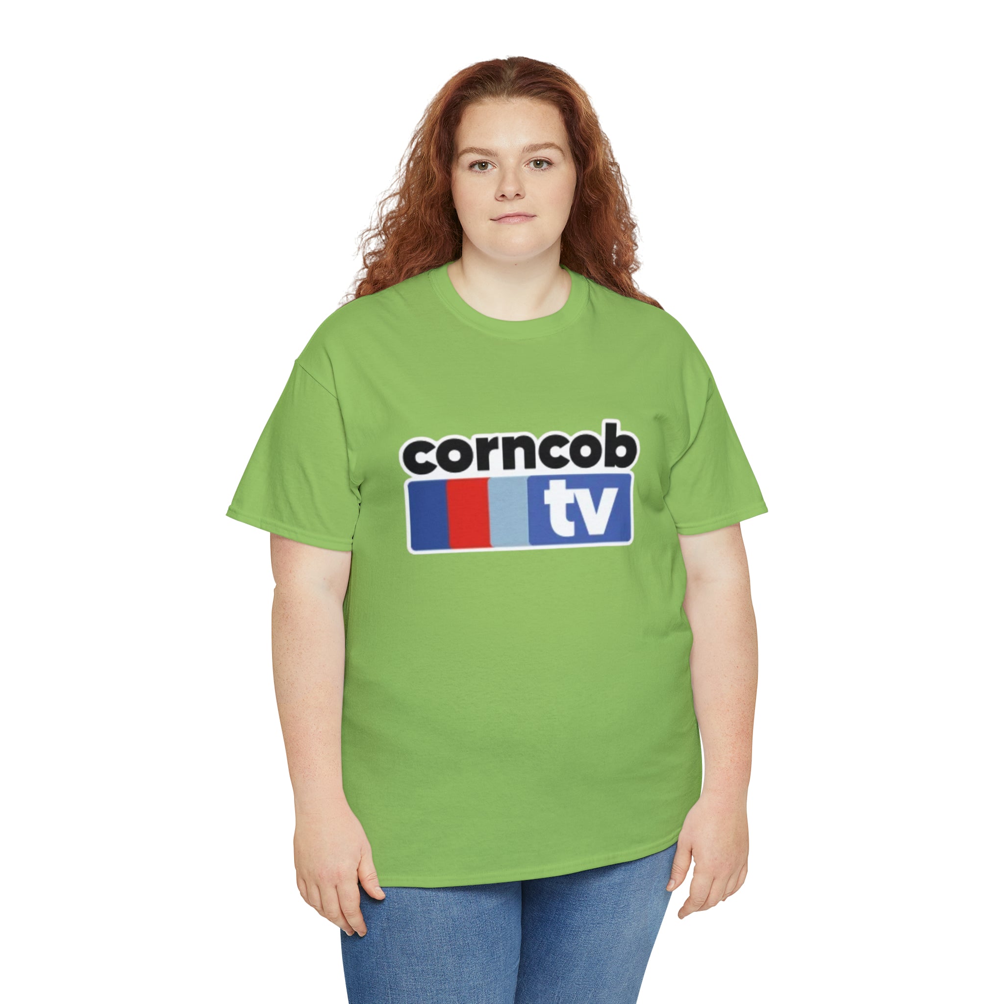 Corncob Tv- Unisex Heavy Cotton T-Shirt - Creations by Chris and Carlos